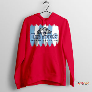 Tar Heels Football Mascot Merch Red Hoodie