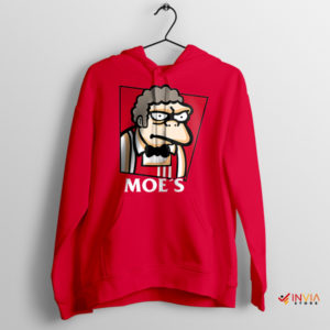 Taste of Springfield Moe Szyslak KFC Red Hoodie