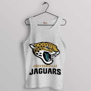 Team Jax Jaguars Mascot Graphic Sport Grey Tank Top