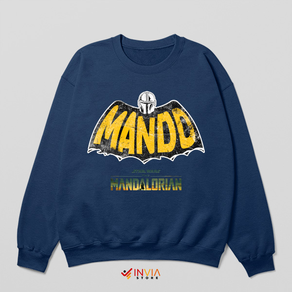 The Batman Gotham Mandalorian Navy Sweatshirt