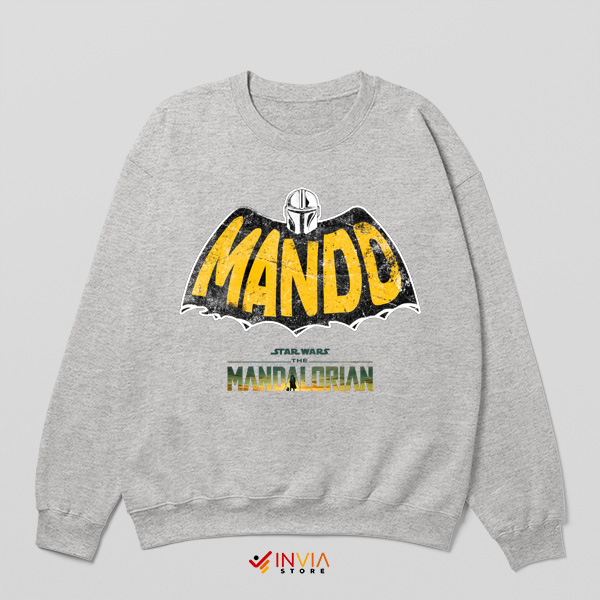 The Batman Gotham Mandalorian Sport Grey Sweatshirt
