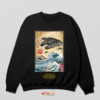 The Falcon Journey Japanese Ukiyo-e Art Sweatshirt