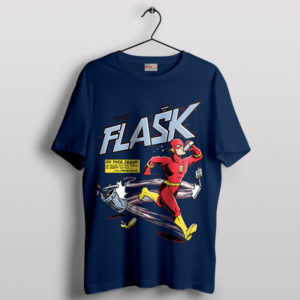 The Flash 1990 Marathon Meme Navy T-Shirt