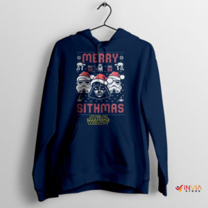 The Force of Sithmas Star Wars Merch Navy Hoodie