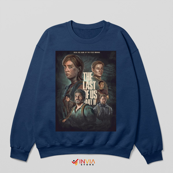 The Last of Us 2 HBO Poster Art Navy Sweatshirt