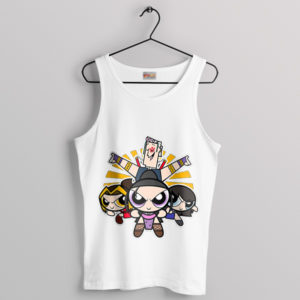 The Powerpuff Suma Hinatsuru Makio White Tank Top