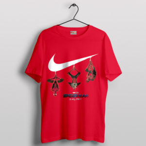 The Spidey Swoosh Nike Spider-Verse Red T-Shirt