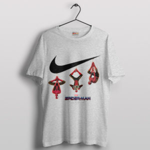 The Spidey Swoosh Nike Spider-Verse Sport Grey T-Shirt
