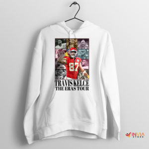 Travis Kelce Taylor Concert Tour White Hoodie