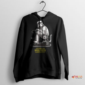 Trooper on Wheels Stormtrooper Tricycle Black Hoodie