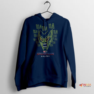 Ultimate Green Goblin Laugh Navy Hoodie