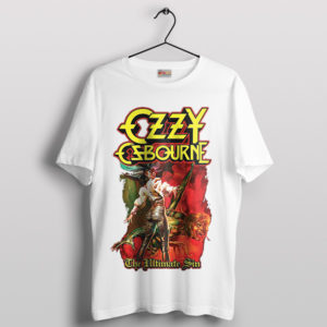 Ultimate Sin Ozzy Osbourne Graphic White T-Shirt