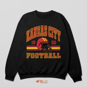 Vintage Chiefs 1960 Graphic Black Sweatshirt