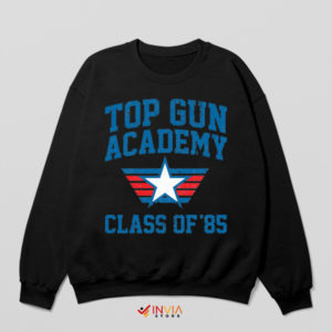 Wings of Glory Top Gun Class 85 Black Sweatshirt