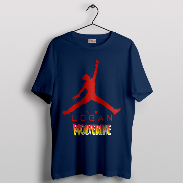 Wolverine's Power Meets Nike Air Navy T-Shirt