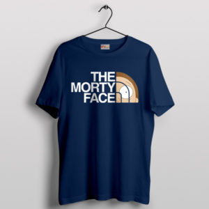 Wubba Lubba North Face Morty Navy T-Shirt