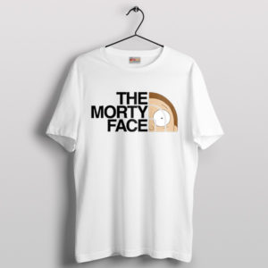Wubba Lubba North Face Morty White T-Shirt