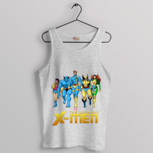 X-Men Comic Characters Origin Sport Grey Tank Top