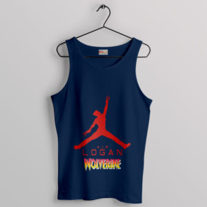 X-Men Legend Nike Air Logan Wolverine Navy Tank Top