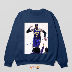 7th Wonder of the Court Carmelo Navy Sweatshirt