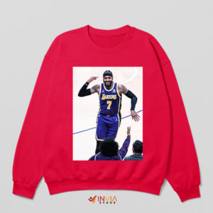 7th Wonder of the Court Carmelo Red Sweatshirt
