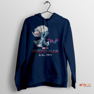 AT-AT Miniatures Ant-Man and Spider-Man Navy Hoodie