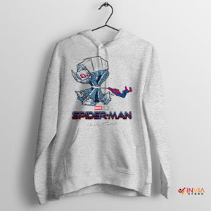 AT-AT Miniatures Ant-Man and Spider-Man Sport Grey Hoodie