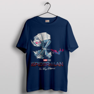 AT-AT Showdown Ant-Man Spider Man Navy T-Shirt