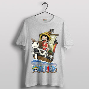 Adventure Luffy's Boat Ride Merry Sport Grey T-Shirt