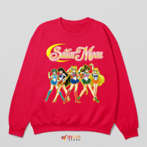 Anime Past Vintage Sailor Moon Red Sweatshirt