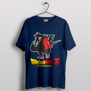 Athletic Elegance with a Saiyan Nike Goku Navy T-Shirt