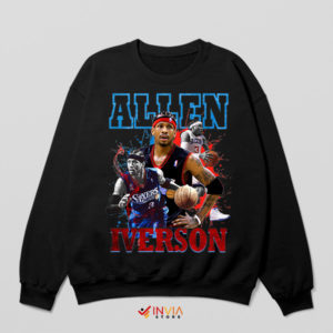 Back in the Game Vintage Iverson Black Sweatshirt