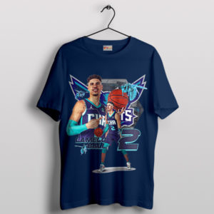 Ballin' with Style with Lamelo Ball Navy T-Shirt