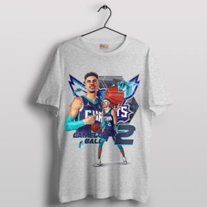 Ballin' with Style with Lamelo Ball Sport Grey T-Shirt