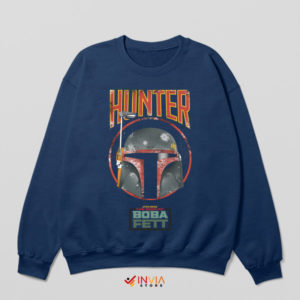 Boba Fett Respectful Hunter Star Wars Navy Sweatshirt