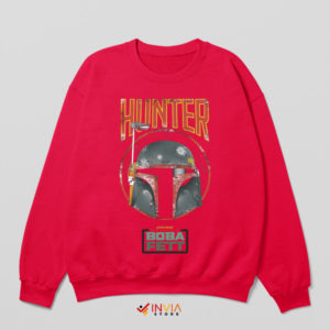 Boba Fett Respectful Hunter Star Wars Red Sweatshirt
