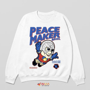 Bros of Balance Peacemaker Game White Sweatshirt