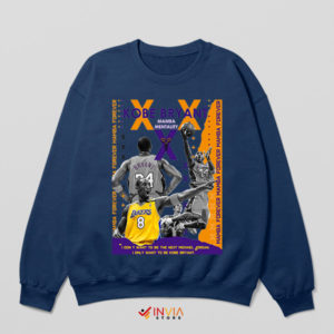 Bryant's Brilliance Mamba Mentality Navy Sweatshirt