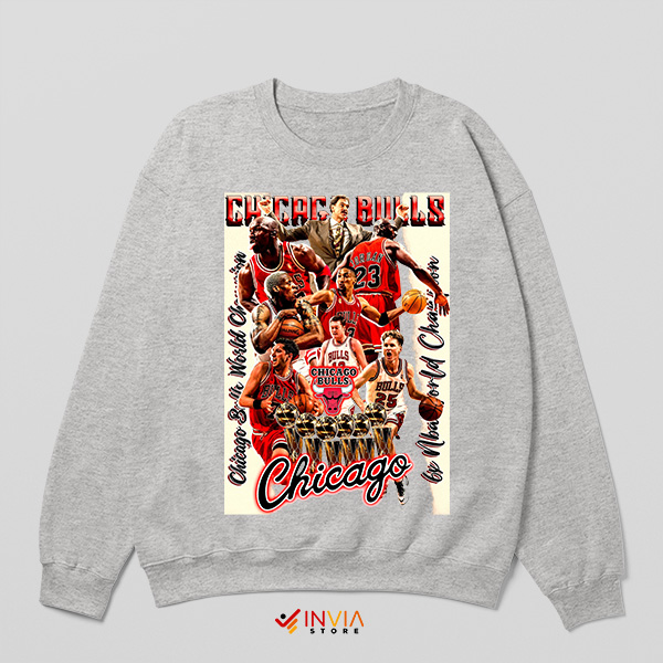 Bulls Dynasty Icons Chicago Legends Sport Grey Sweatshirt