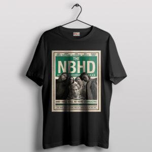 Celestial The Neighbourhood Stargazing Black T-Shirt