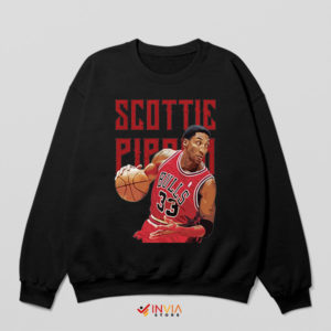 Chicago's Court Maestro Pippen 23 Black Sweatshirt