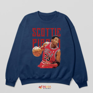Chicago's Court Maestro Pippen 23 Navy Sweatshirt