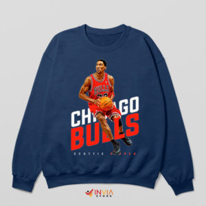 Chicago's Finest Scottie Pippen Bulls Navy Sweatshirt