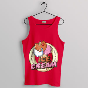 Chillin' with Wu Tang Creamy Sundae Red Tank Top