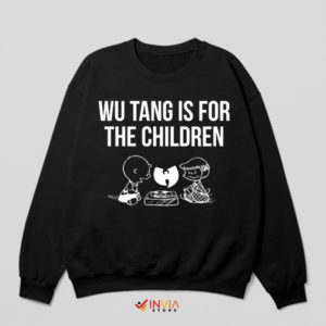 Clan of Beagle Cool Wu-Tang Peanuts Black Sweatshirt