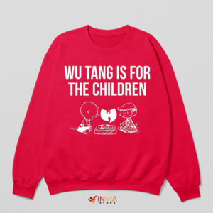 Clan of Beagle Cool Wu-Tang Peanuts Red Sweatshirt
