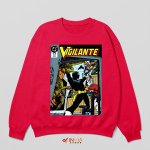 Classic Vigilante Peacemaker Comic Red Sweatshirt