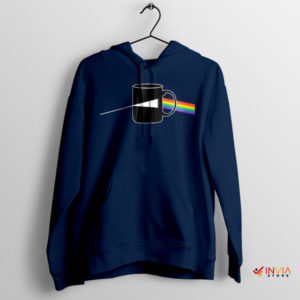 Coffee Fuel for Dark Side of the Moon Navy Hoodie