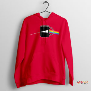 Coffee Fuel for Dark Side of the Moon Red Hoodie