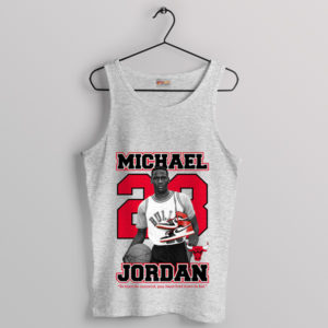 Courtside Young M's 23 Jordan Sport Grey Tank Top